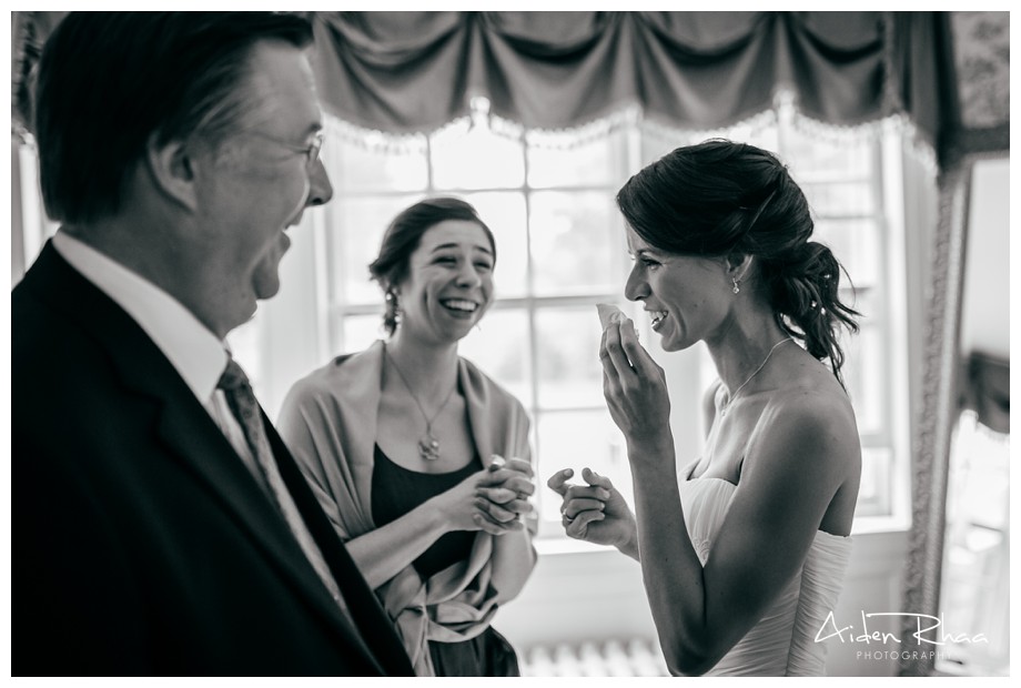 real wedding day moments