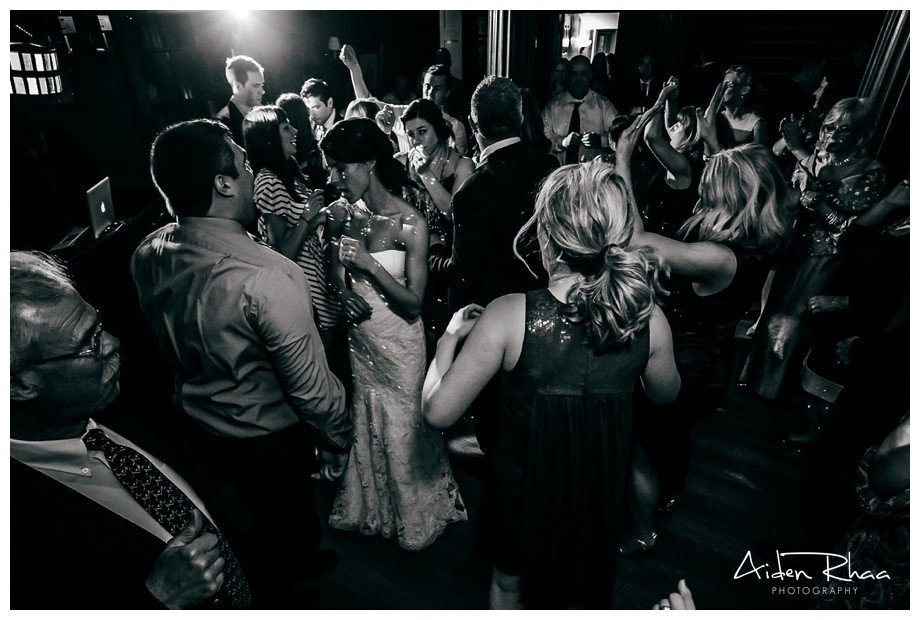 wedding crowded dance floor