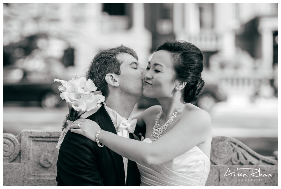 black and white photos of bride and groom