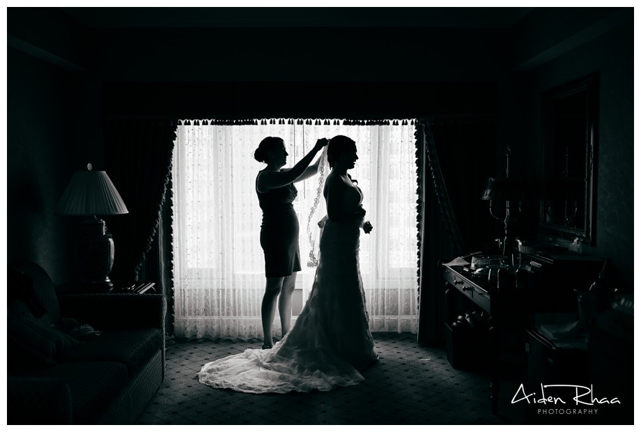 bride silhouette photo