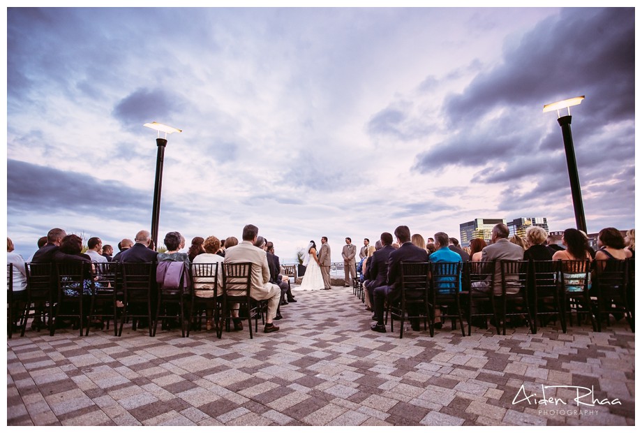 boston new england aquarium wedding ceremony