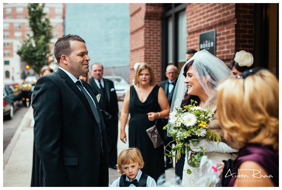 wedding first look