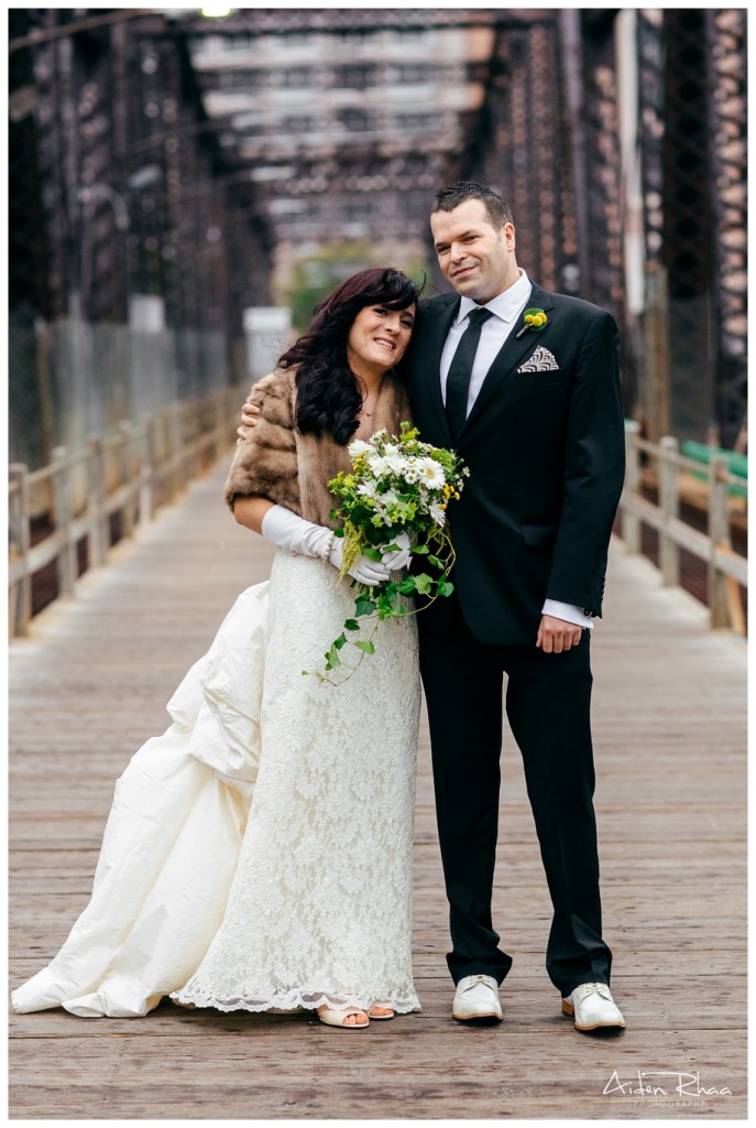 boston seaport plaza wedding portrait