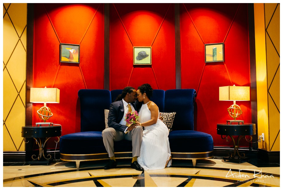 hotel marlowe lobby area bride groom