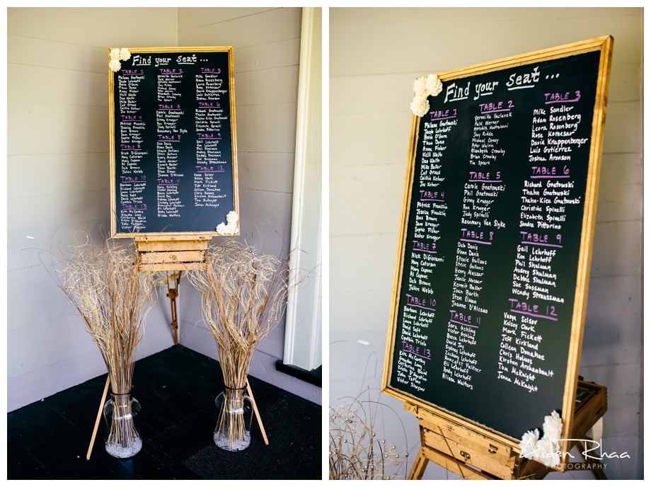 chalkboard wedding table numbers