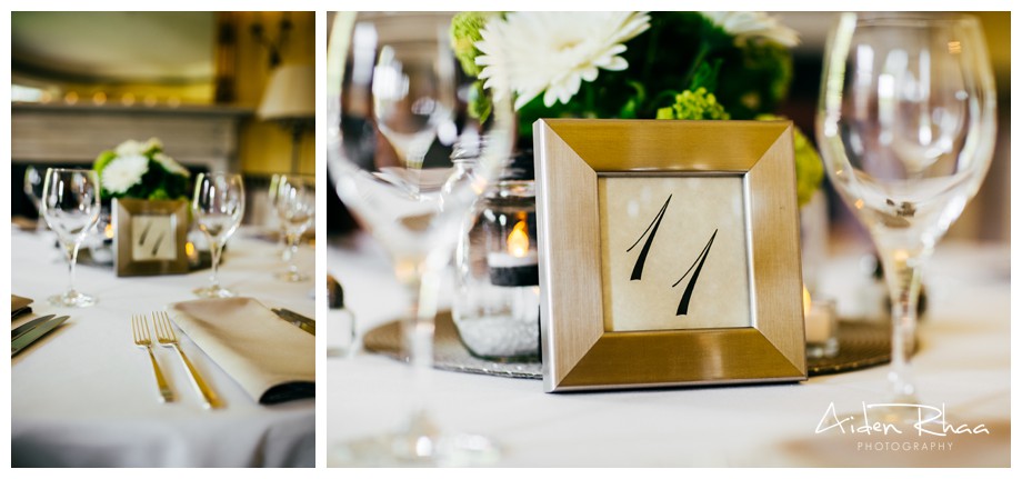 table numbers picture frame