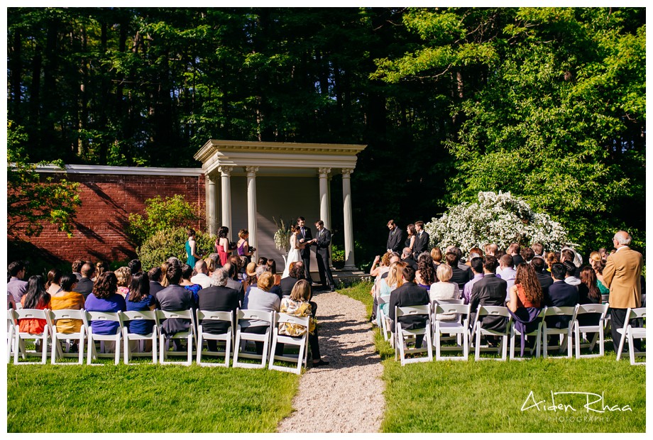 massachusetts outdoor wedding ceremony
