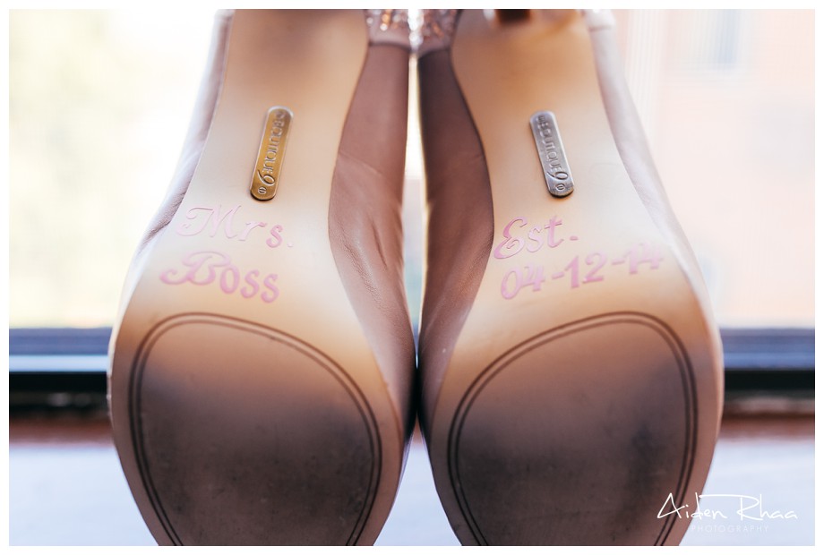 shoes wedding date stickers