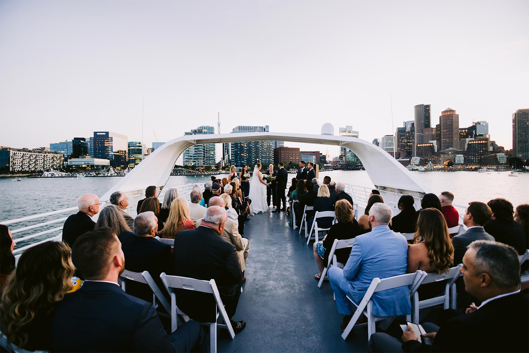 boston-elite-yacht-wedding-ceremony-sunset